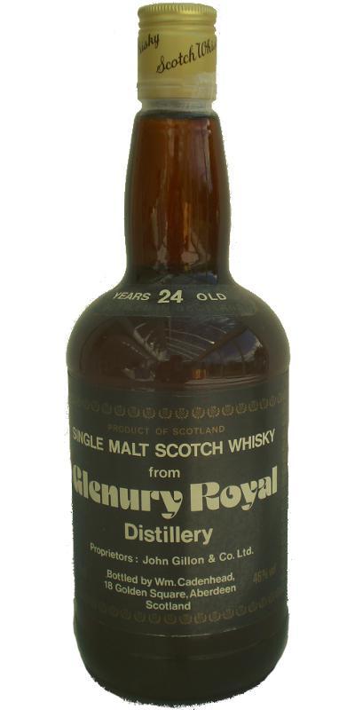 Glenury Royal 24-year-old CA  Dumpy Bottle
