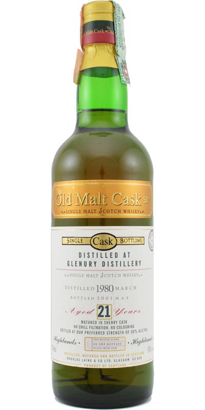 Glenury Royal 1980 DL  The Old Malt Cask
