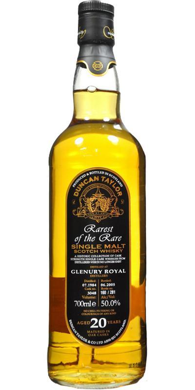 Glenury Royal 1984 DT  Rarest of the Rare