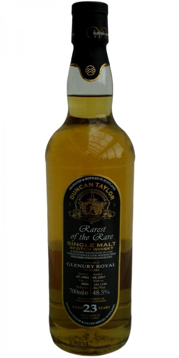 Glenury Royal 1984 DT  Rarest of the Rare