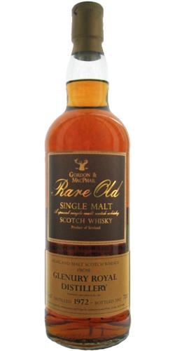 Glenury Royal 1972 GM  Rare Old