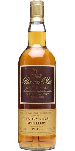 Glenury Royal 1984 GM  Rare Old