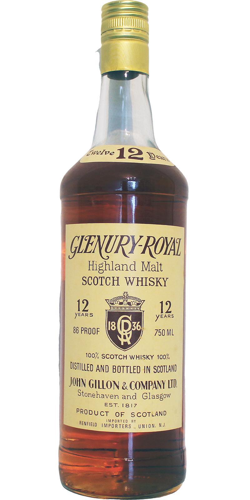 Glenury Royal 12-year-old JG&C