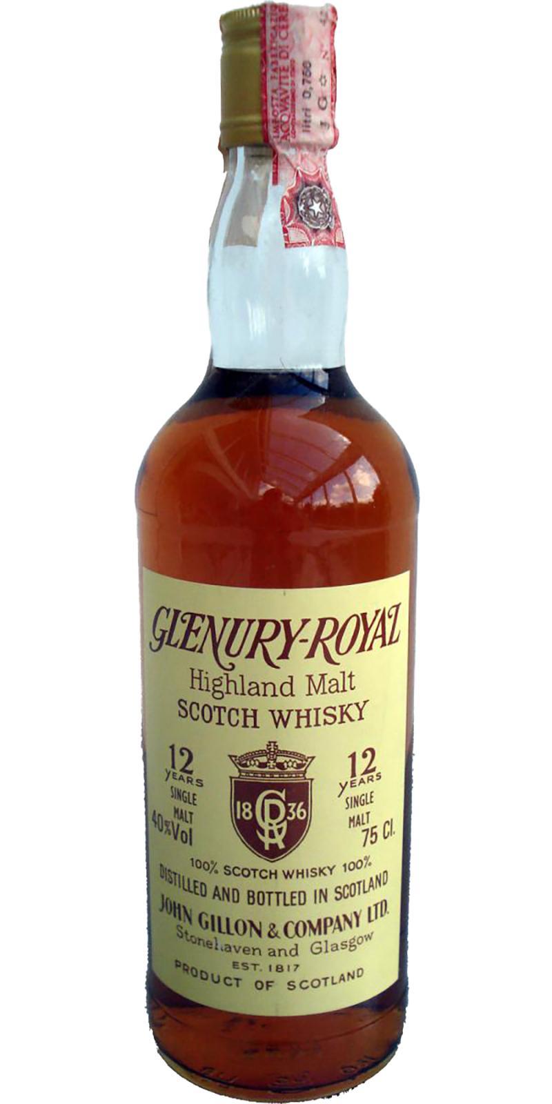 Glenury Royal 12-year-old JG&C