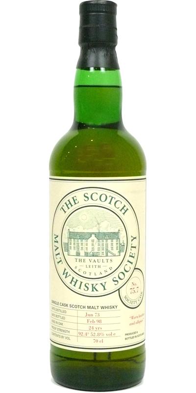 Glenury Royal 1973 SMWS 75.7  Worn leather and allspice