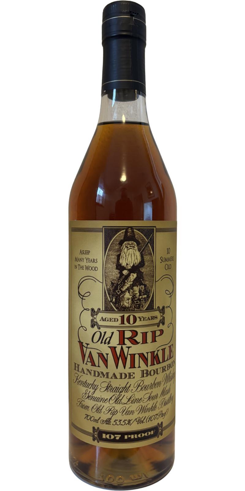 Old Rip Van Winkle 10-year-old  107 Proof