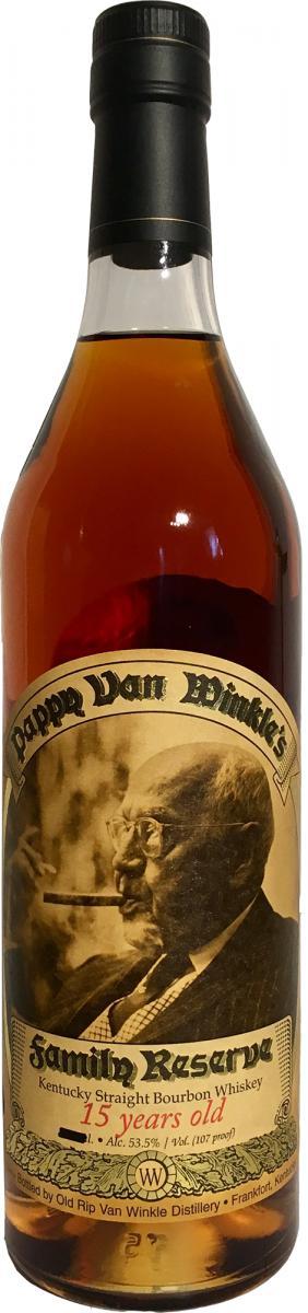Pappy Van Winkle's 15-year-old  Family Reserve