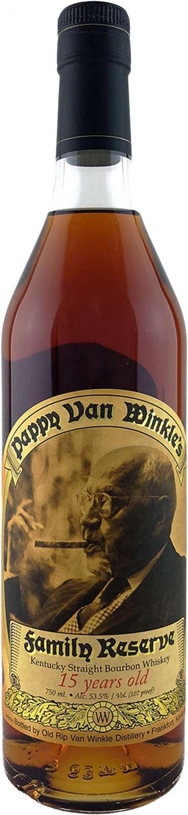 Pappy Van Winkle's 15-year-old  Family Reserve