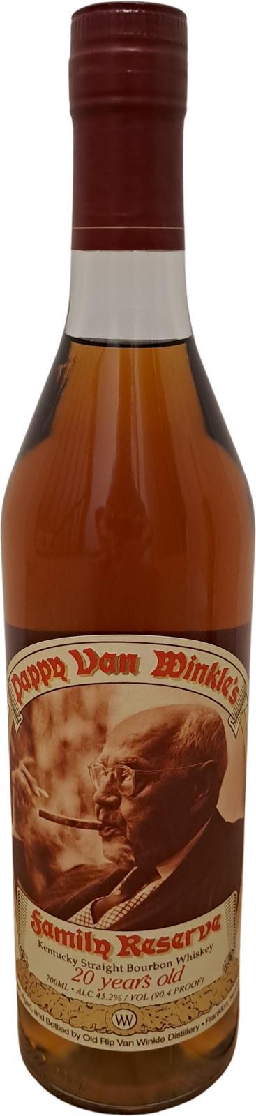 Pappy Van Winkle's 20-year-old  Family Reserve
