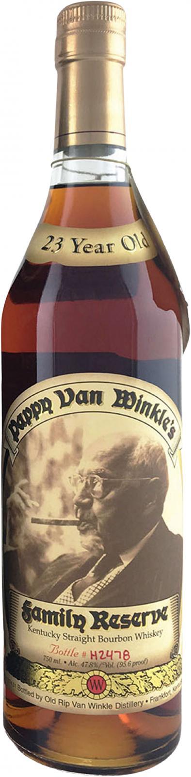 Pappy Van Winkle's 23-year-old  Family Reserve