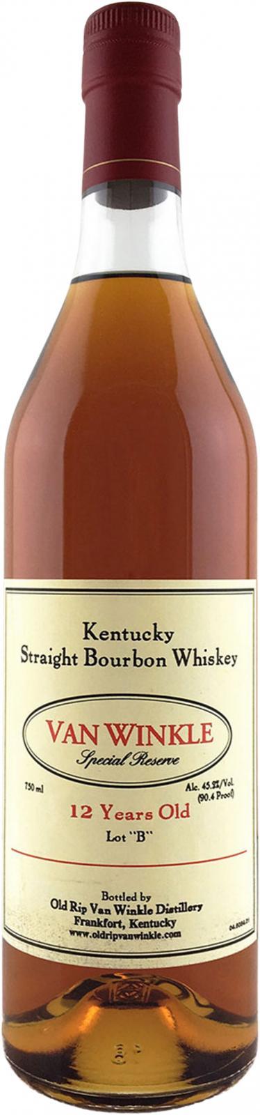 Van Winkle 12-year-old  Special Reserve - Lot “B”