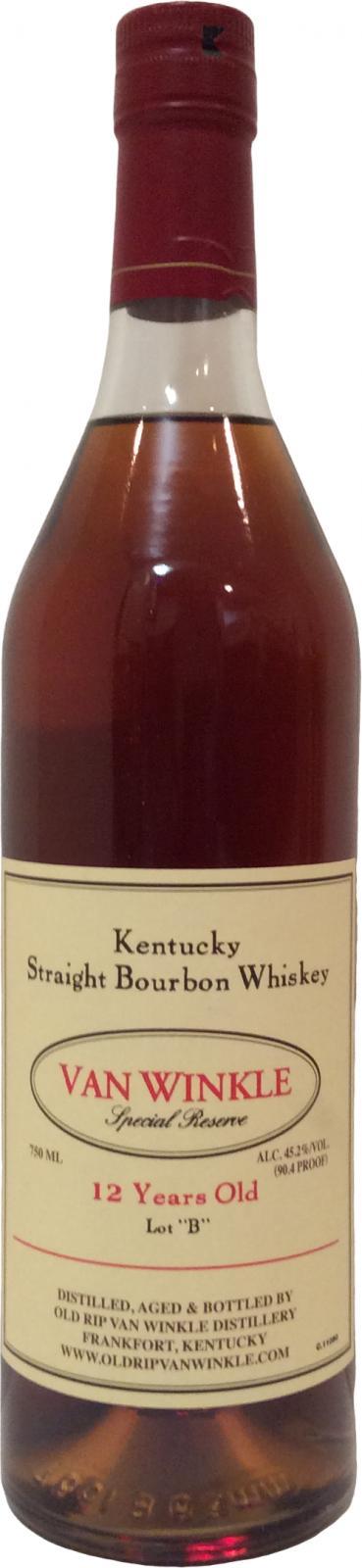 Van Winkle 12-year-old  Special Reserve - Lot “B”