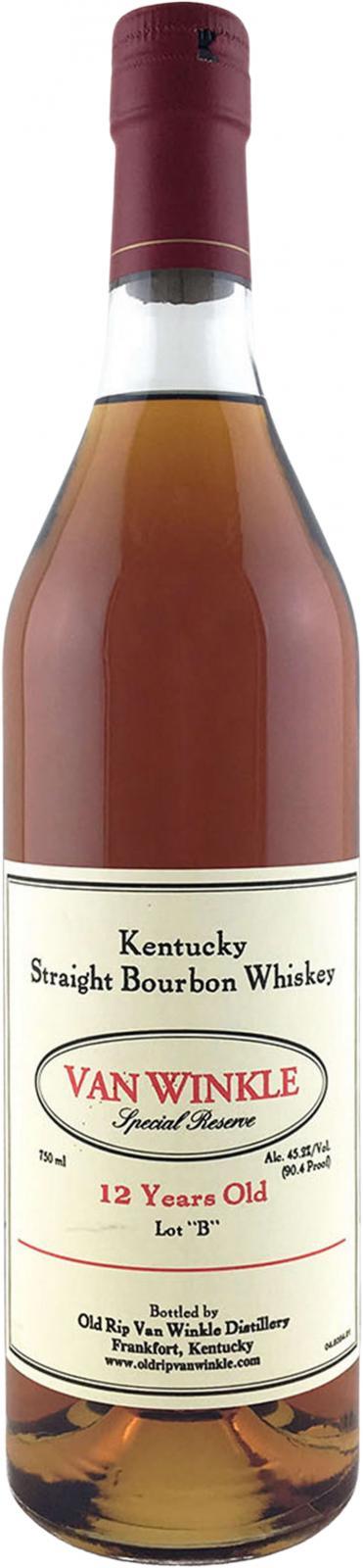 Van Winkle 12-year-old  Special Reserve - Lot “B”