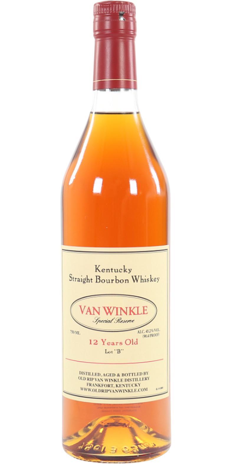 Van Winkle 12-year-old  Special Reserve - Lot “B”