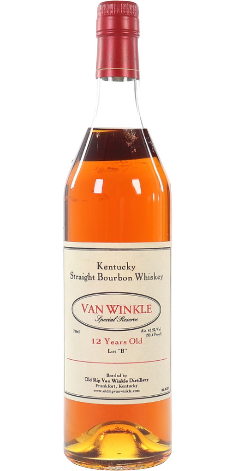 Van Winkle 12-year-old  Special Reserve - Lot “B”