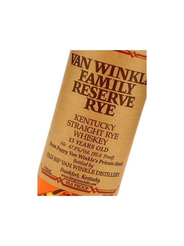 Van Winkle 13-year-old  Family Reserve Rye