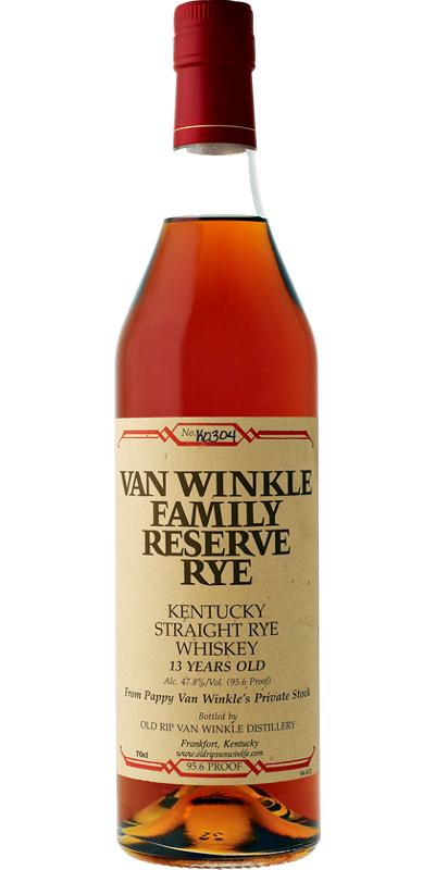 Van Winkle 13-year-old  Family Reserve Rye