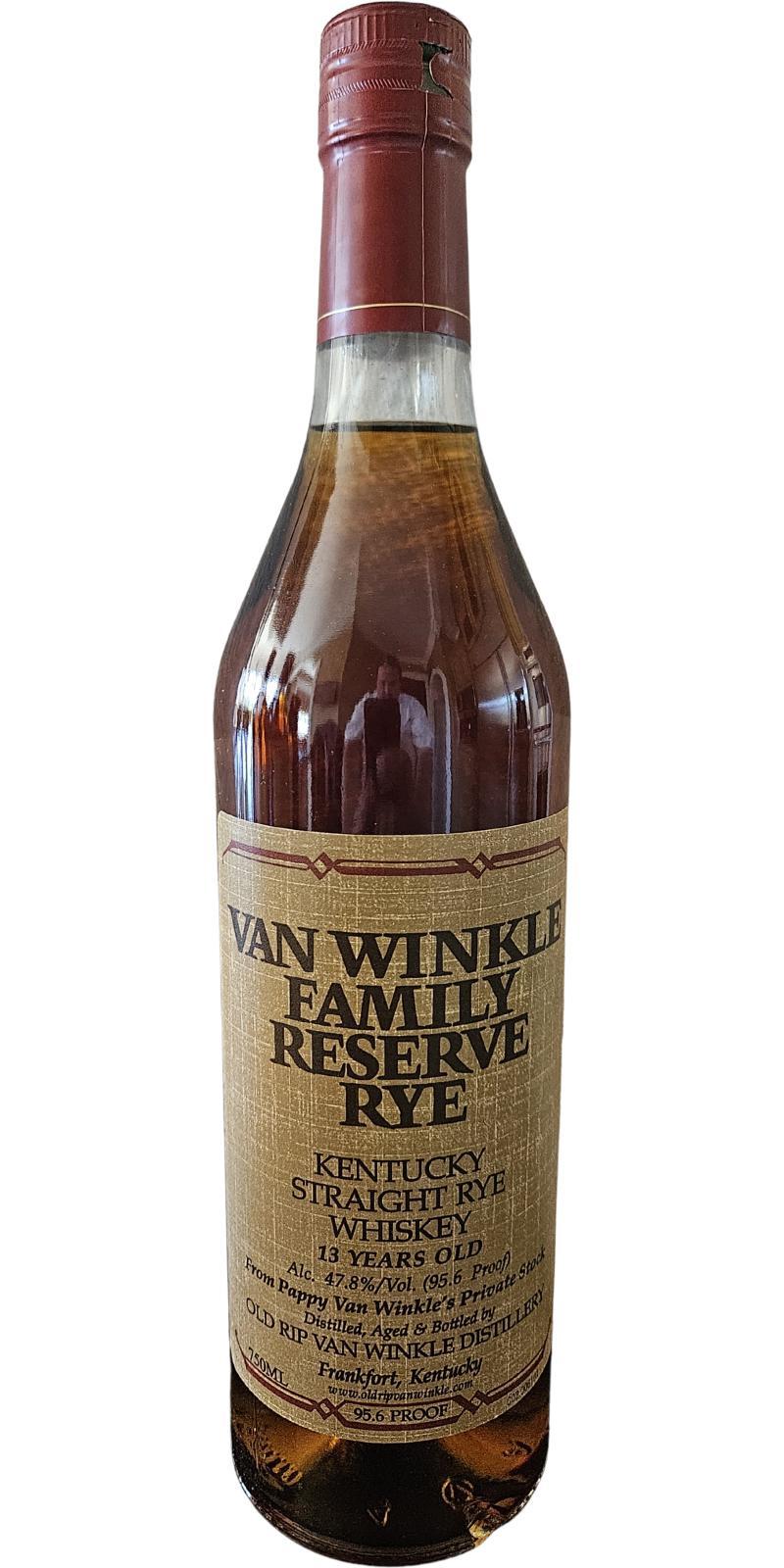 Van Winkle 13-year-old  Family Reserve Rye