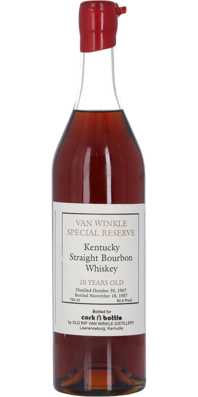 Van Winkle 1967  Special Reserve