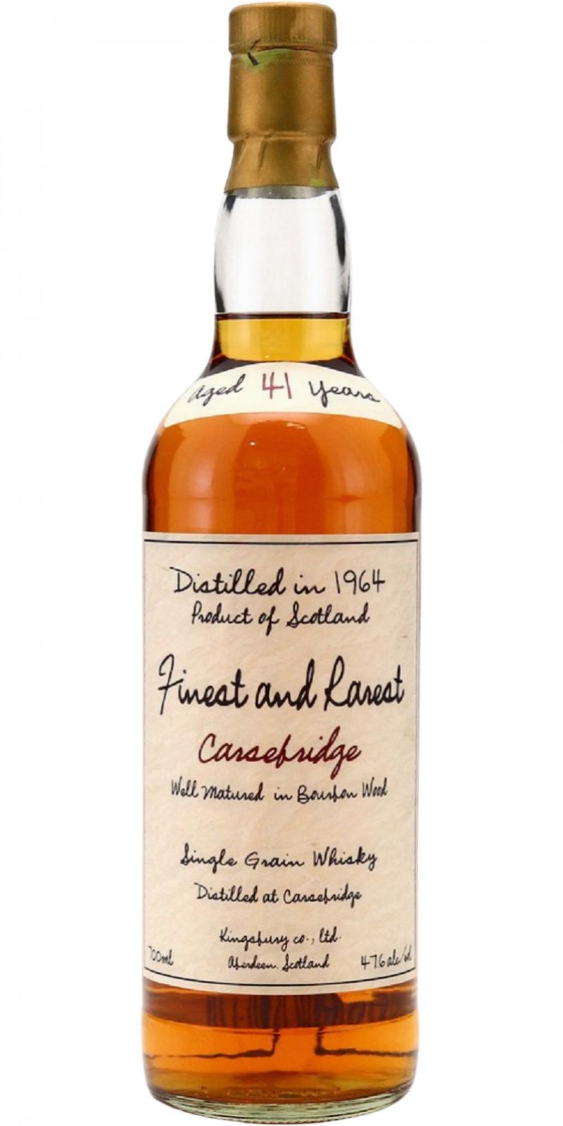 Carsebridge 1964 Kb Finest and Rarest