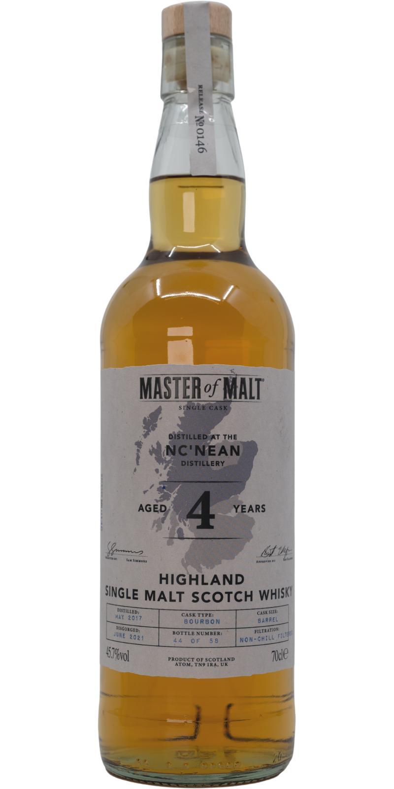 Nc'nean 2017 MoM  Single Cask Series