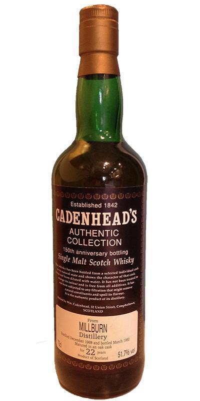 Millburn 1969 CA  Authentic Collection - 150th Anniversary Bottling