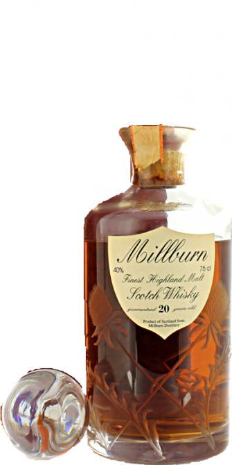 Millburn 20-year-old Ses  Crystal Decanter
