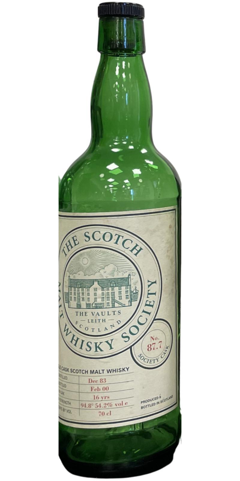 Millburn 1983 SMWS 87.7
