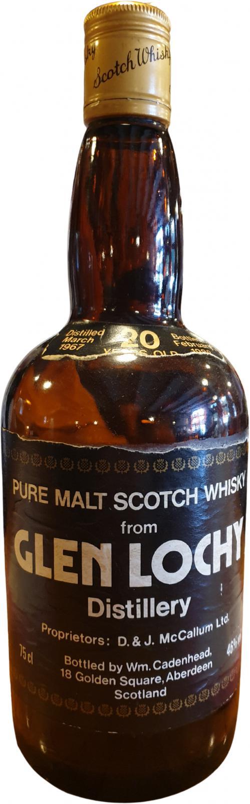 Glenlochy 1967 CA  Dumpy Bottle