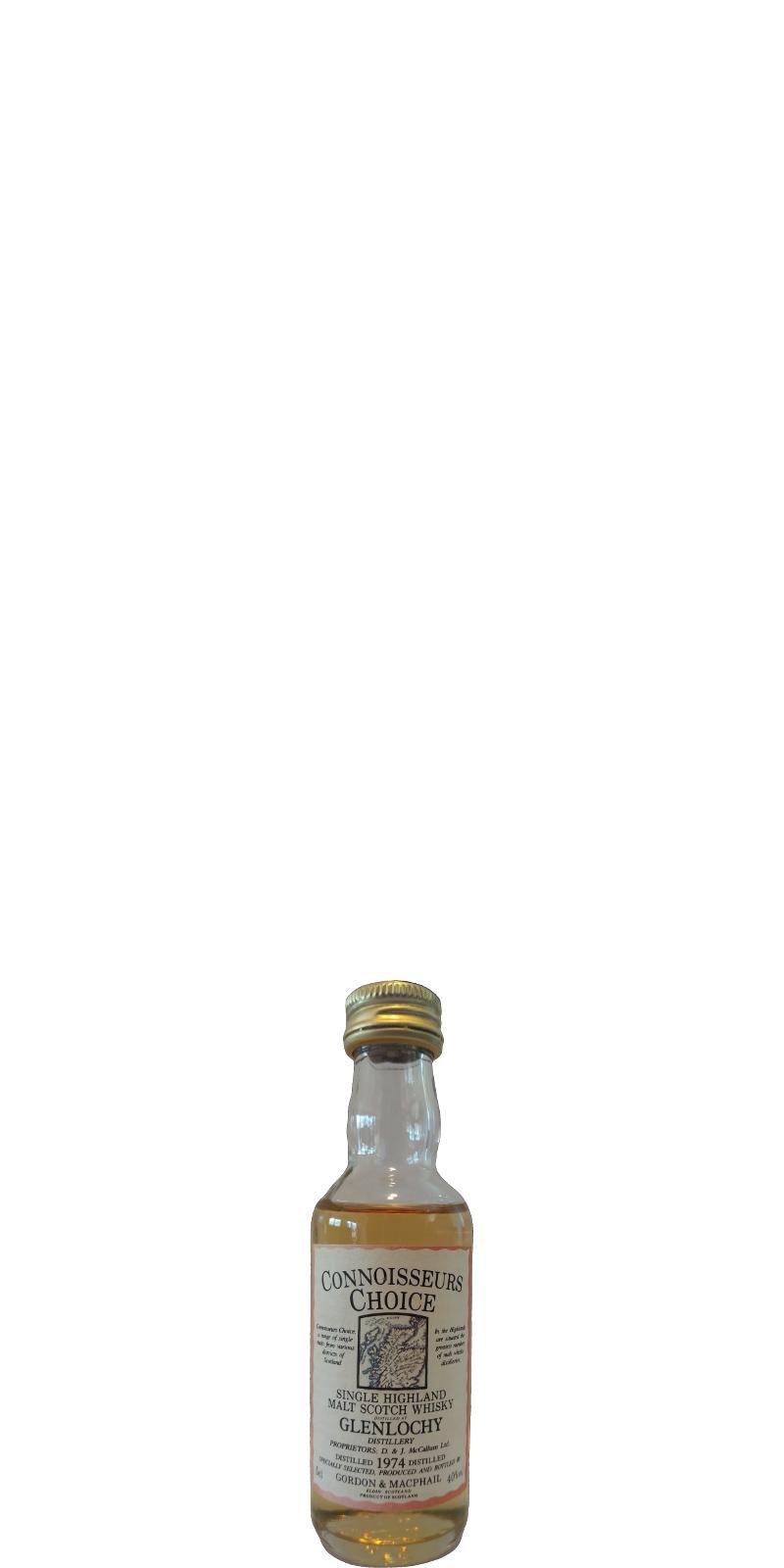 Glenlochy 1974 GM  Connoisseurs Choice - Miniature