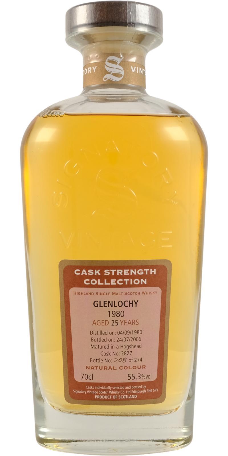 Glenlochy 1980 SV  Cask Strength Collection