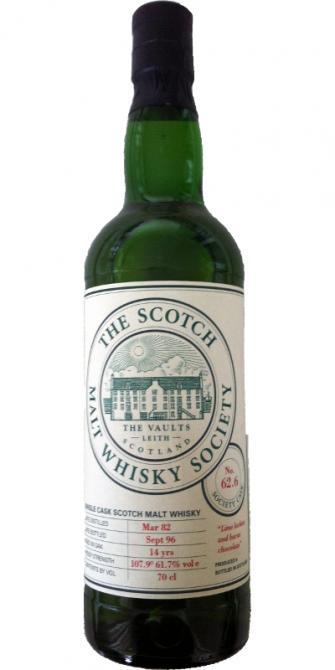 Glenlochy 1982 SMWS 62.6  Lime lockets and burnt chocolate