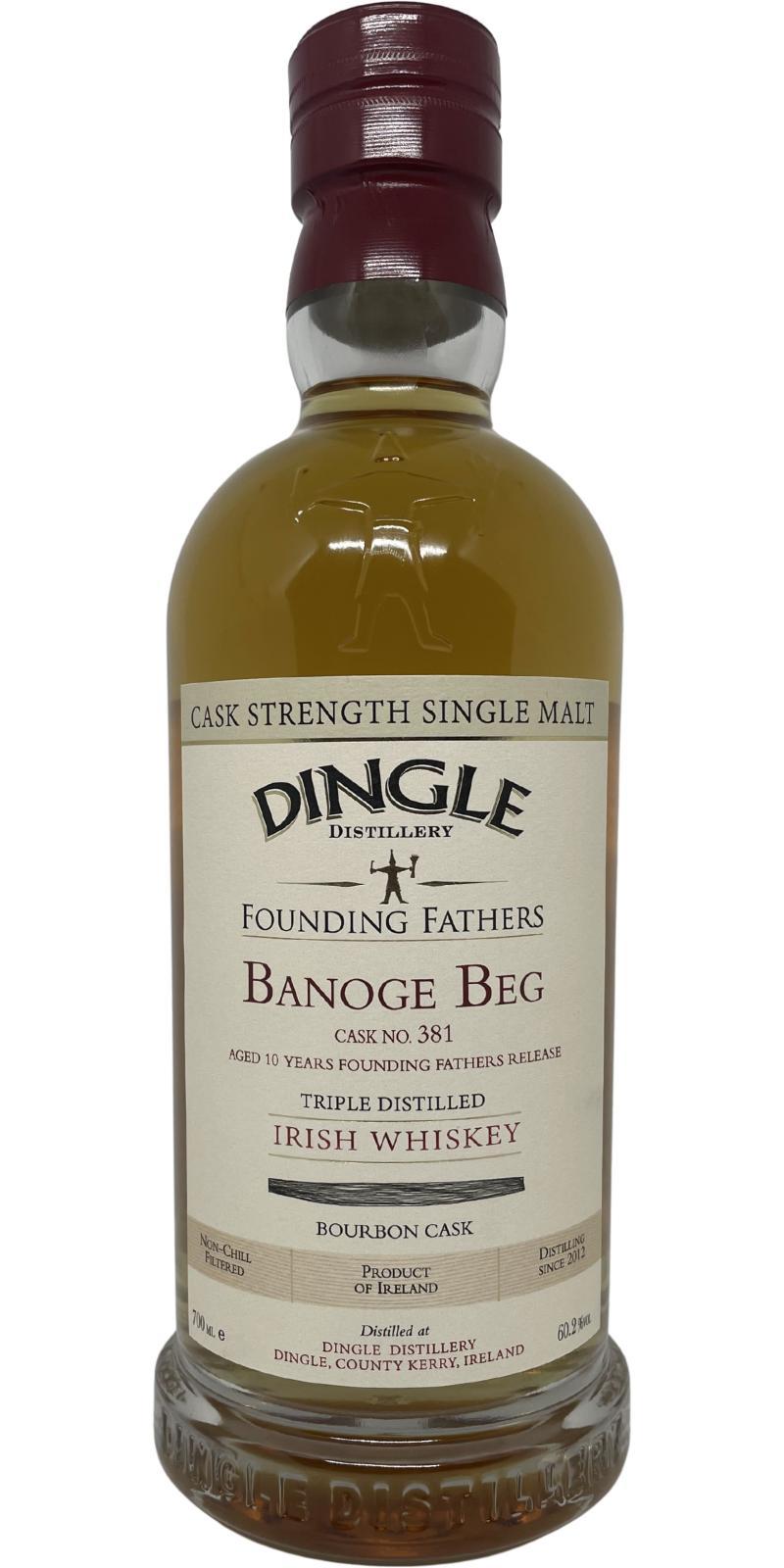 Dingle 10-year-old Founding Fathers Bottling