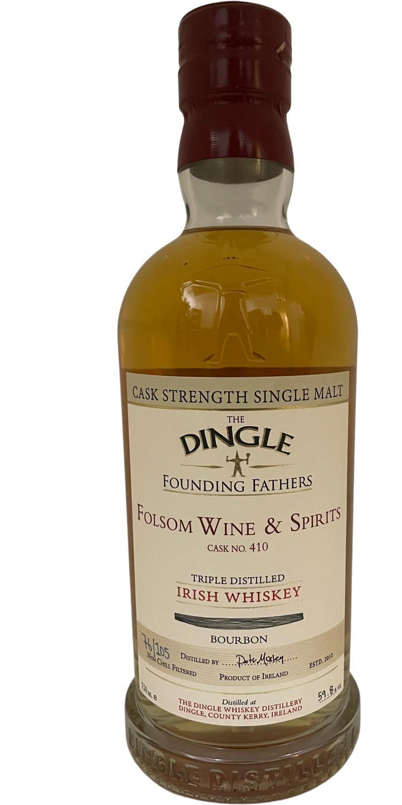 Dingle 2014 Founding Fathers Bottling