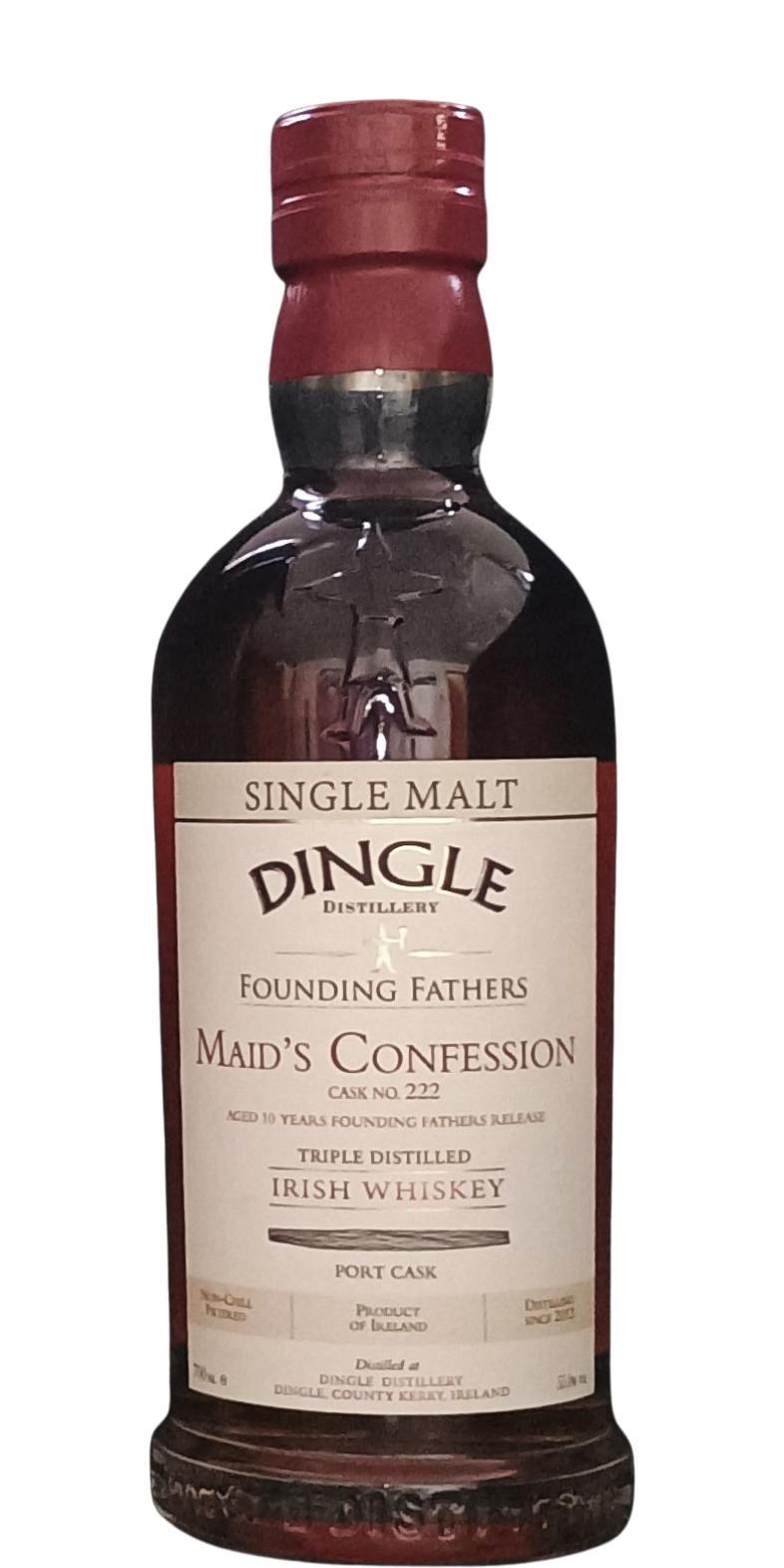 Dingle 2015 Founding Fathers Bottling - Maid´s Confession