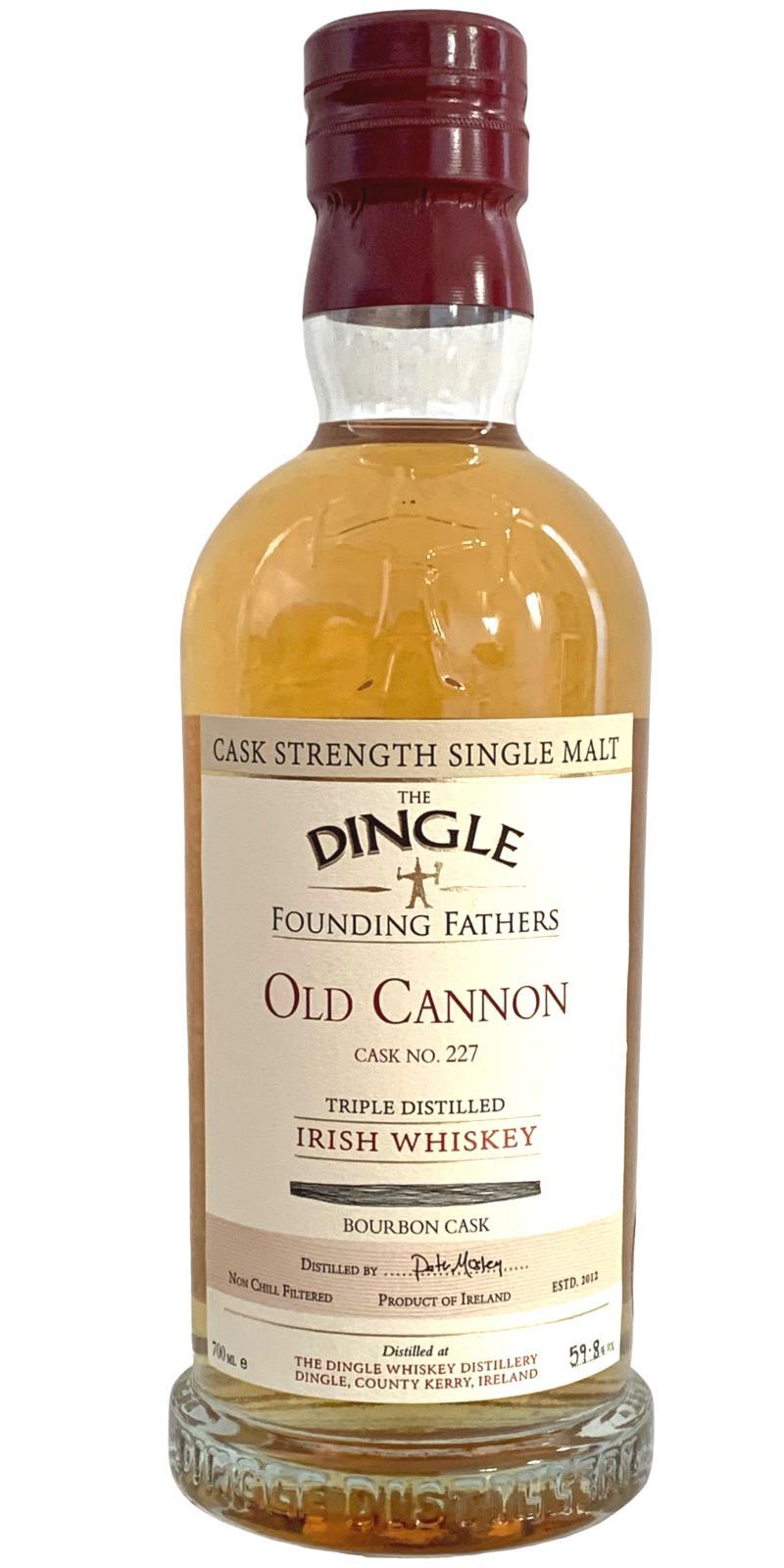 Dingle Old Cannon Founding Fathers Bottling