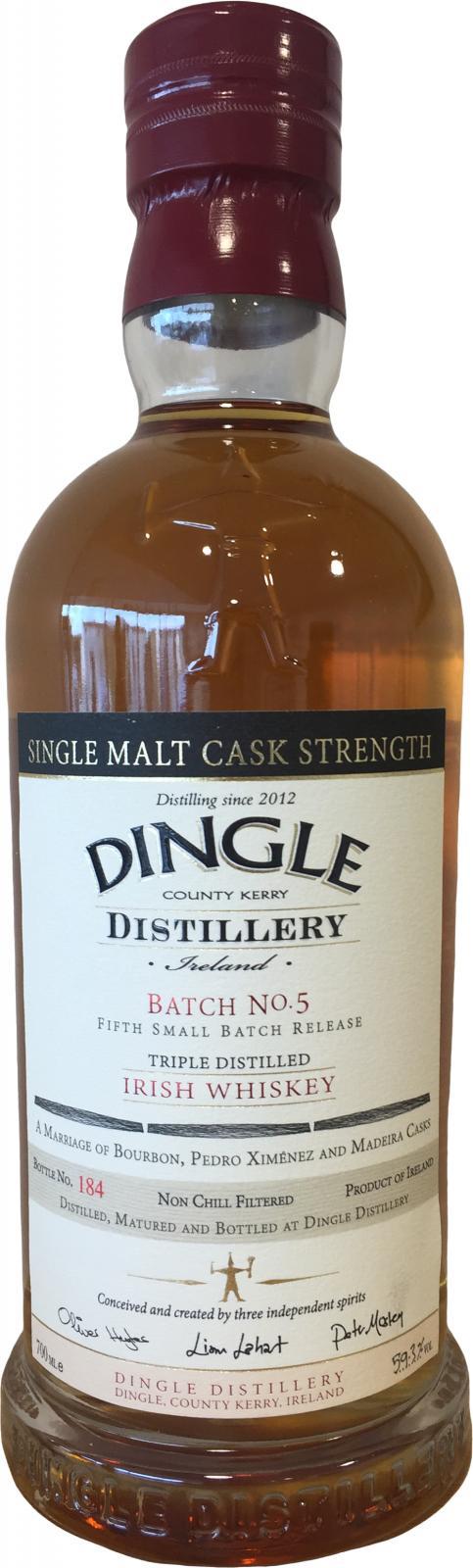 Dingle Single Malt Cask Strength 5th Small Batch Release
