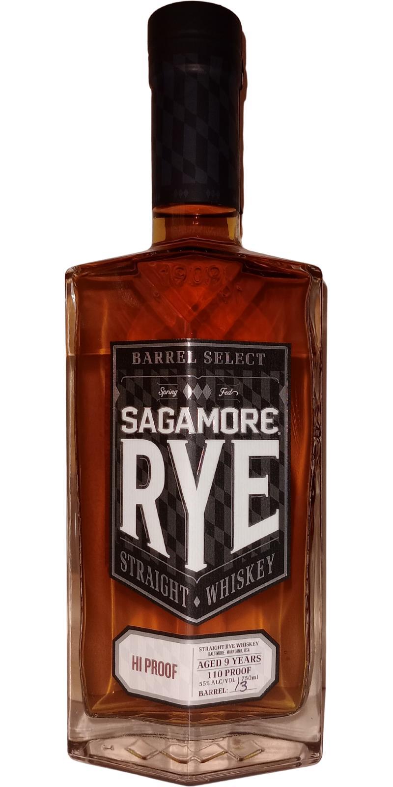 Sagamore Spirit 09-year-old  Rye Whiskey