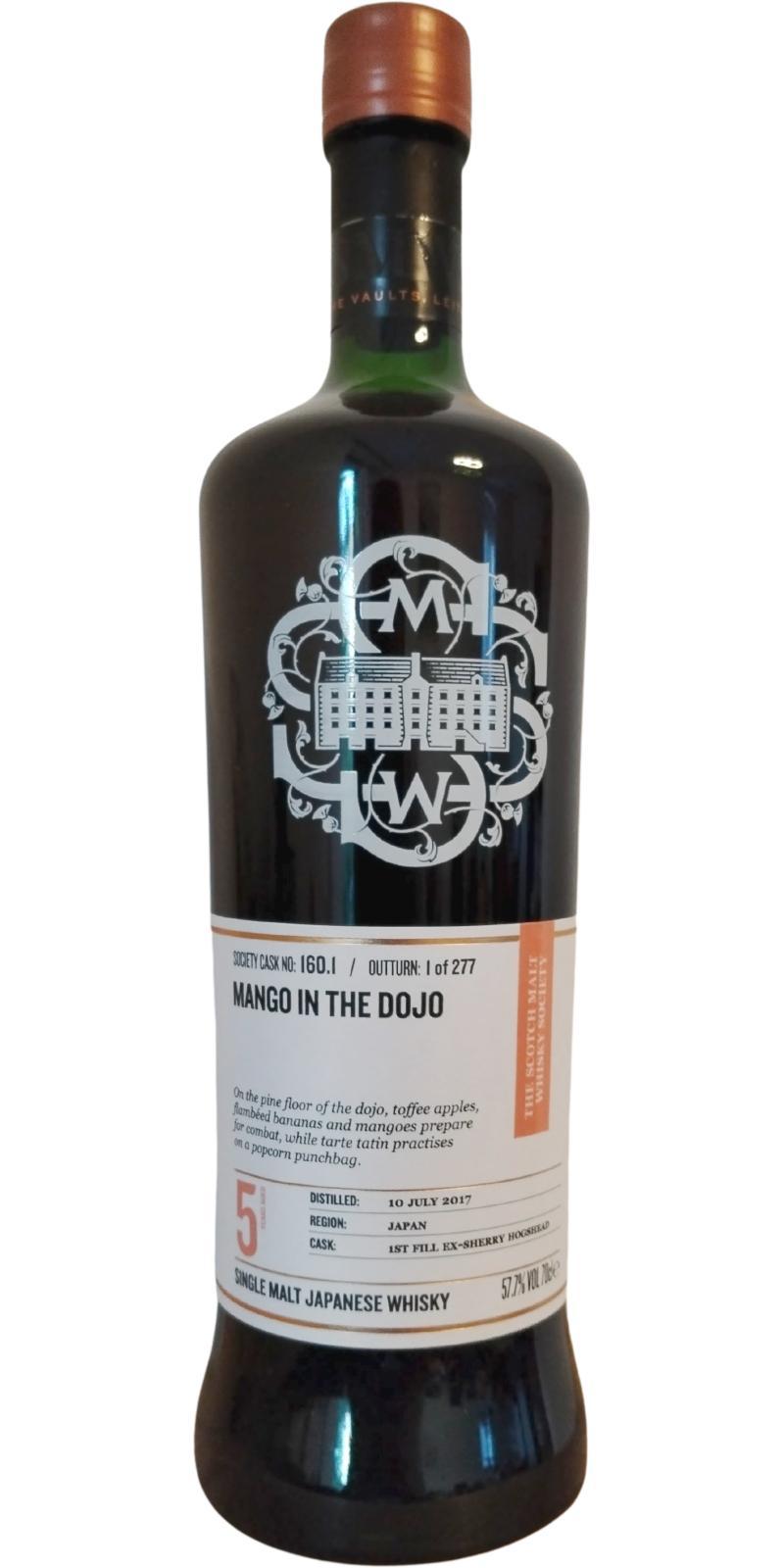 Mars Tsunuki 2017 SMWS 160.1  Mango in the dojo