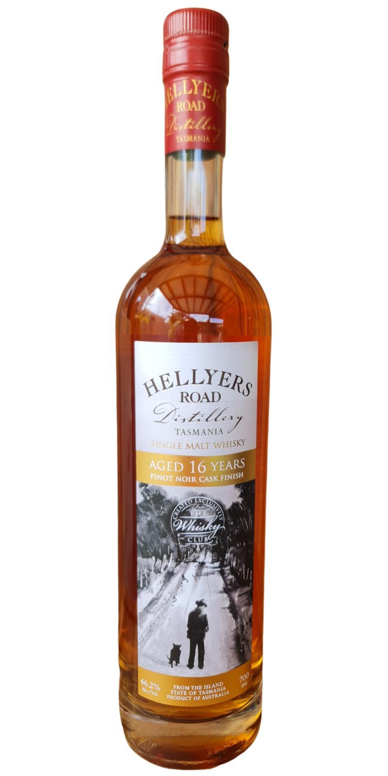 Hellyers Road 16-year-old  The Whisky Club exclusive