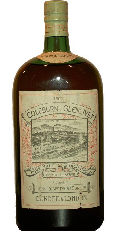 Coleburn 1902 Pure Malt Scotch Whisky - Special Reserve