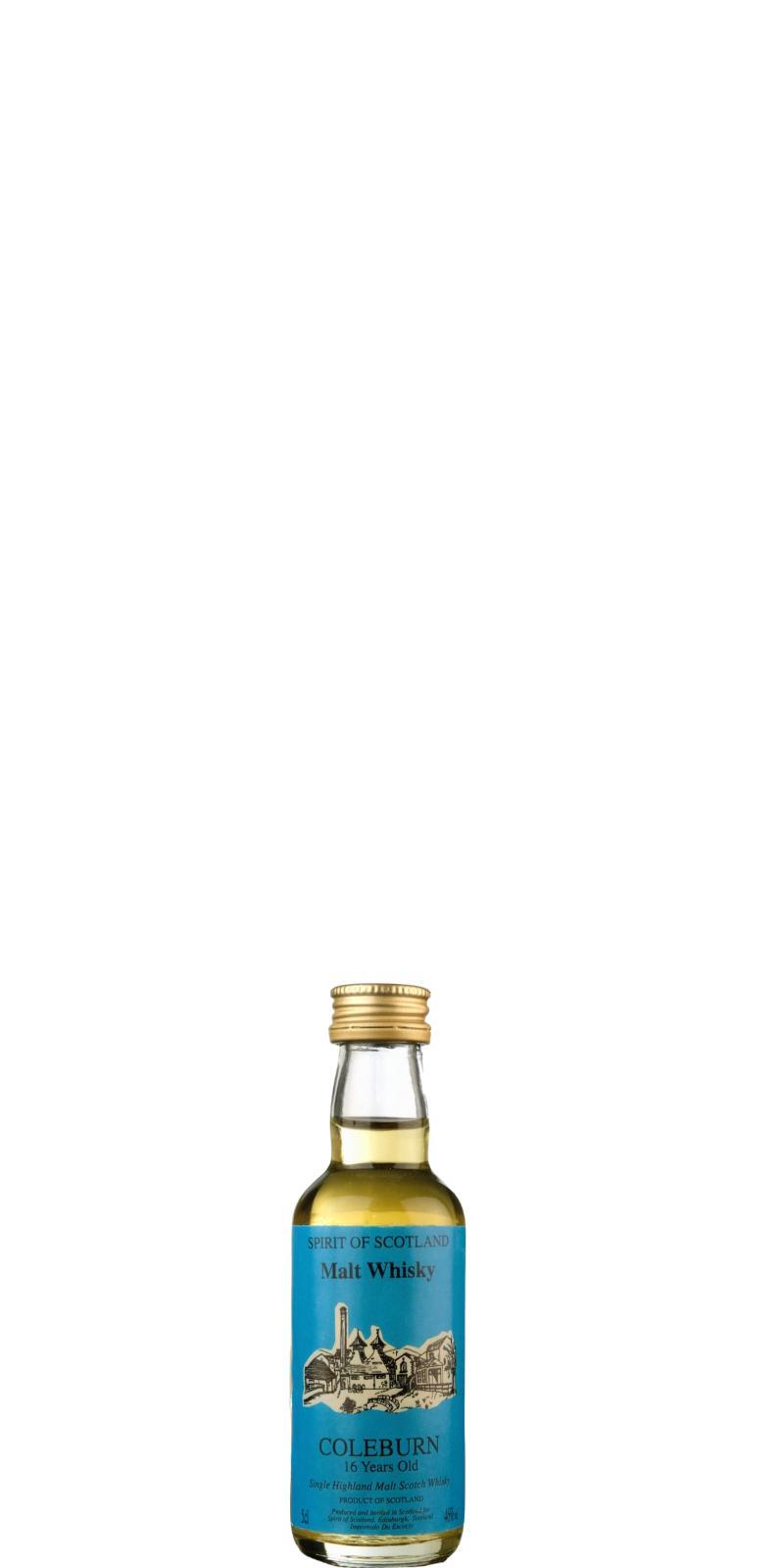 Coleburn 16-year-old UD Spirit of Scotland - Miniature