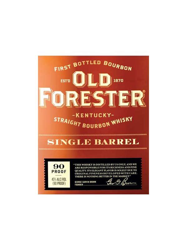Old Forester Kentucky Straight Bourbon Whiskey  Miniature