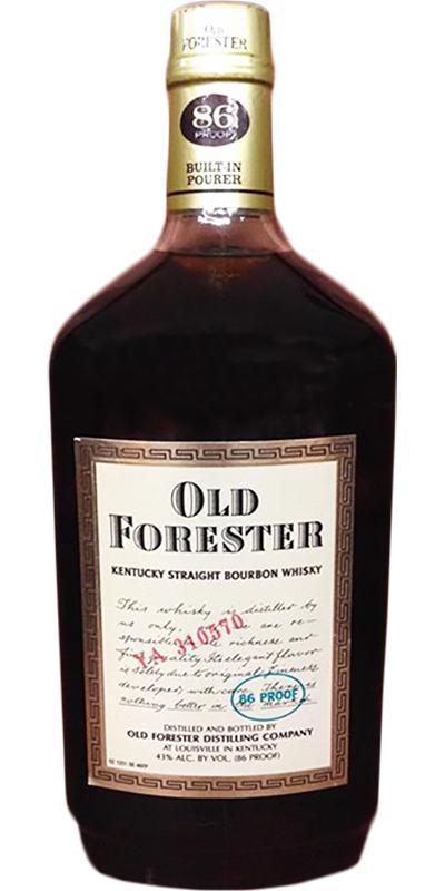 Old Forester Kentucky Straight Bourbon Whisky