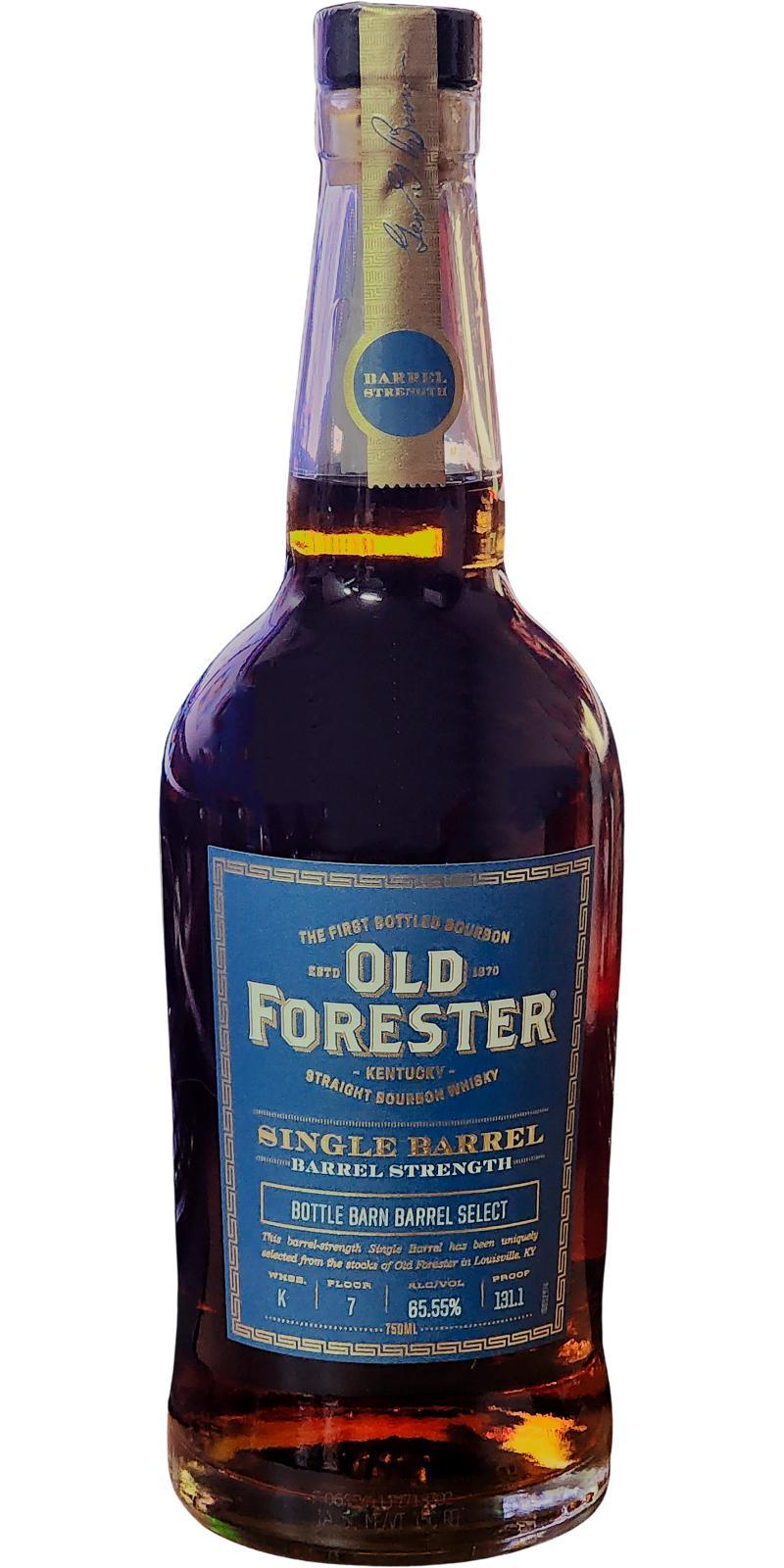 Old Forester Single Barrel  Barrel Strength