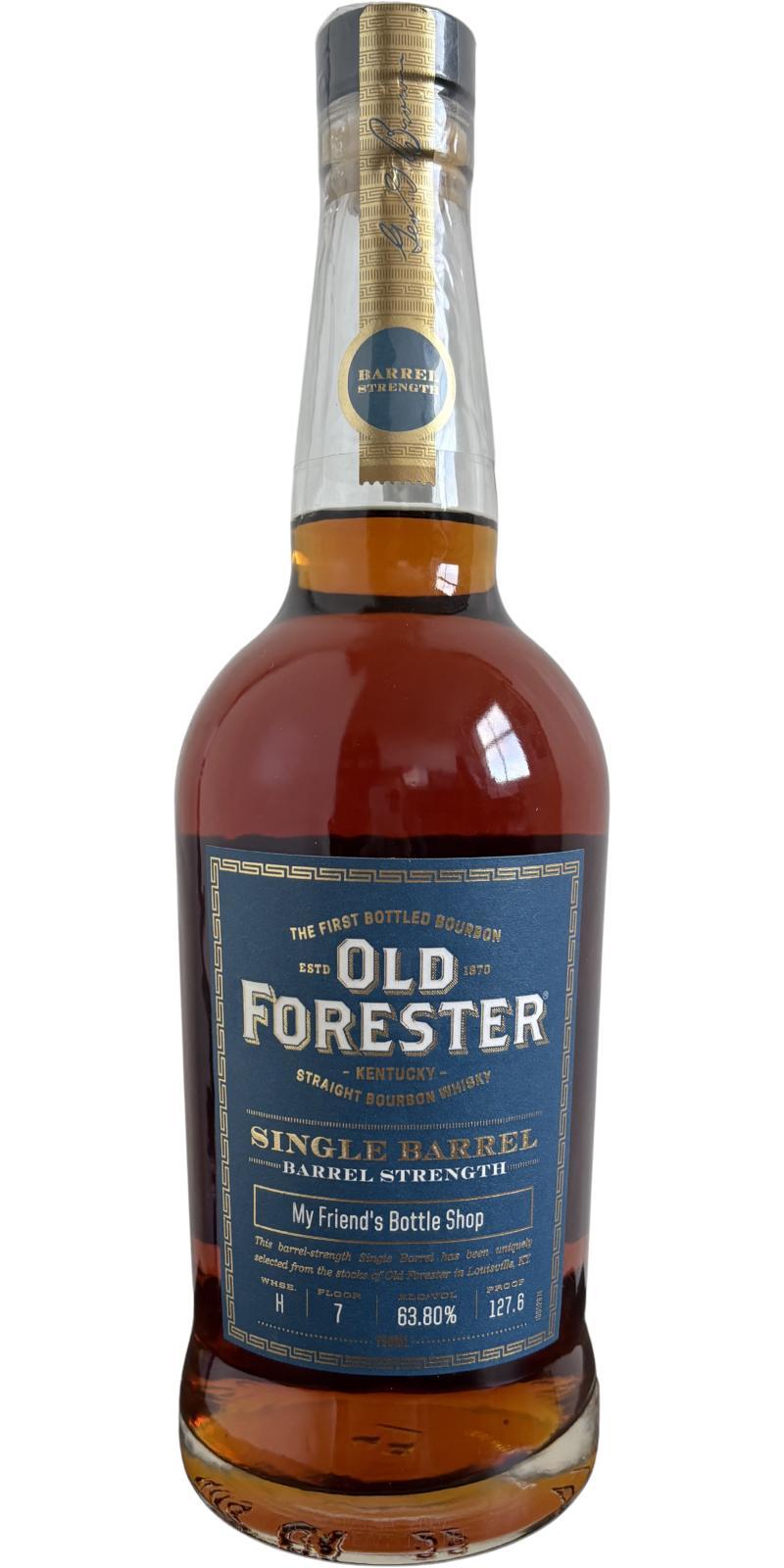 Old Forester Single Barrel  Barrel Strength