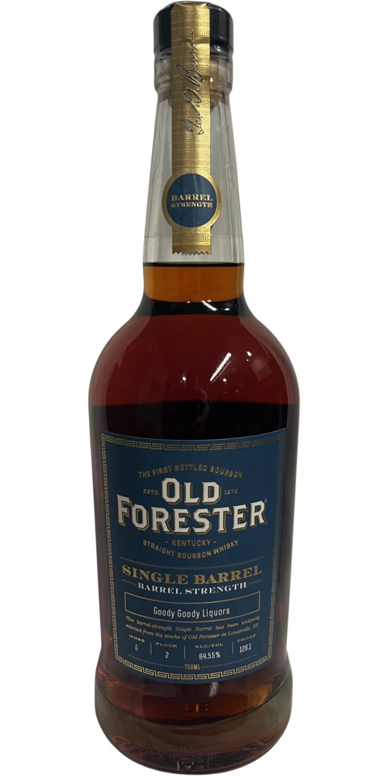 Old Forester Single Barrel  Barrel Strength