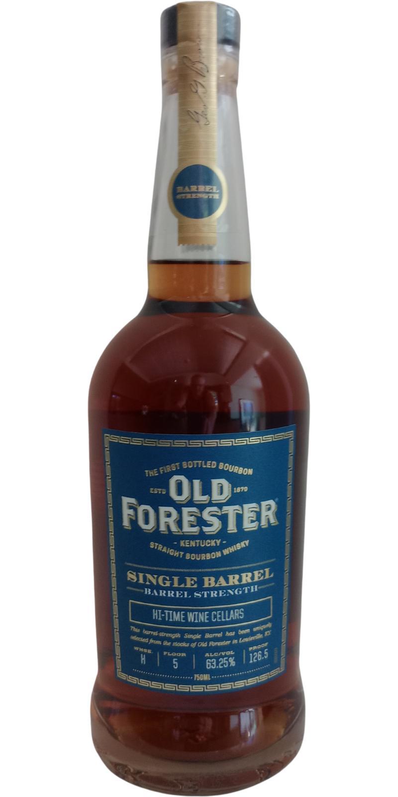 Old Forester Single Barrel  Barell Strength