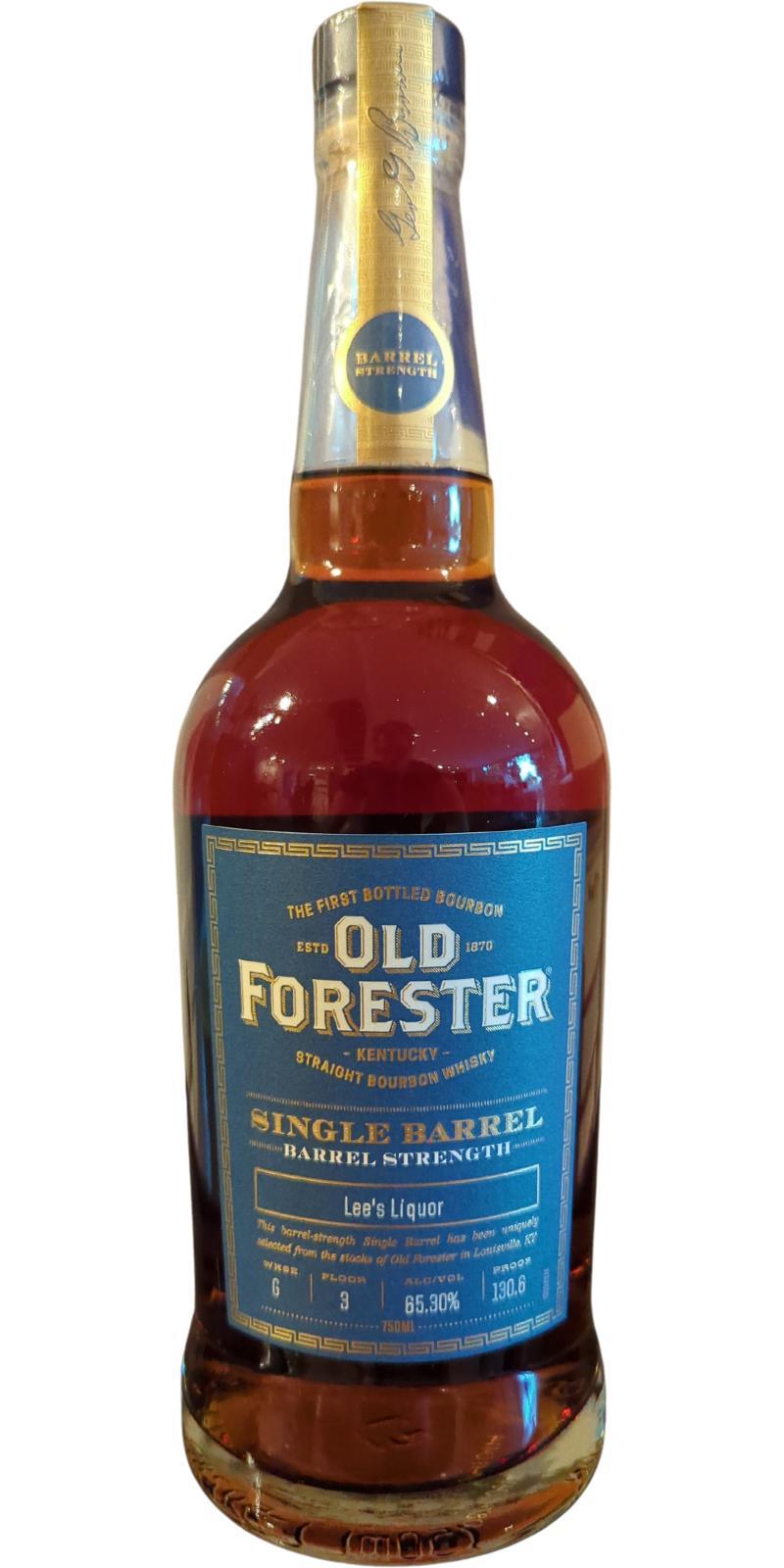 Old Forester Single Barrel