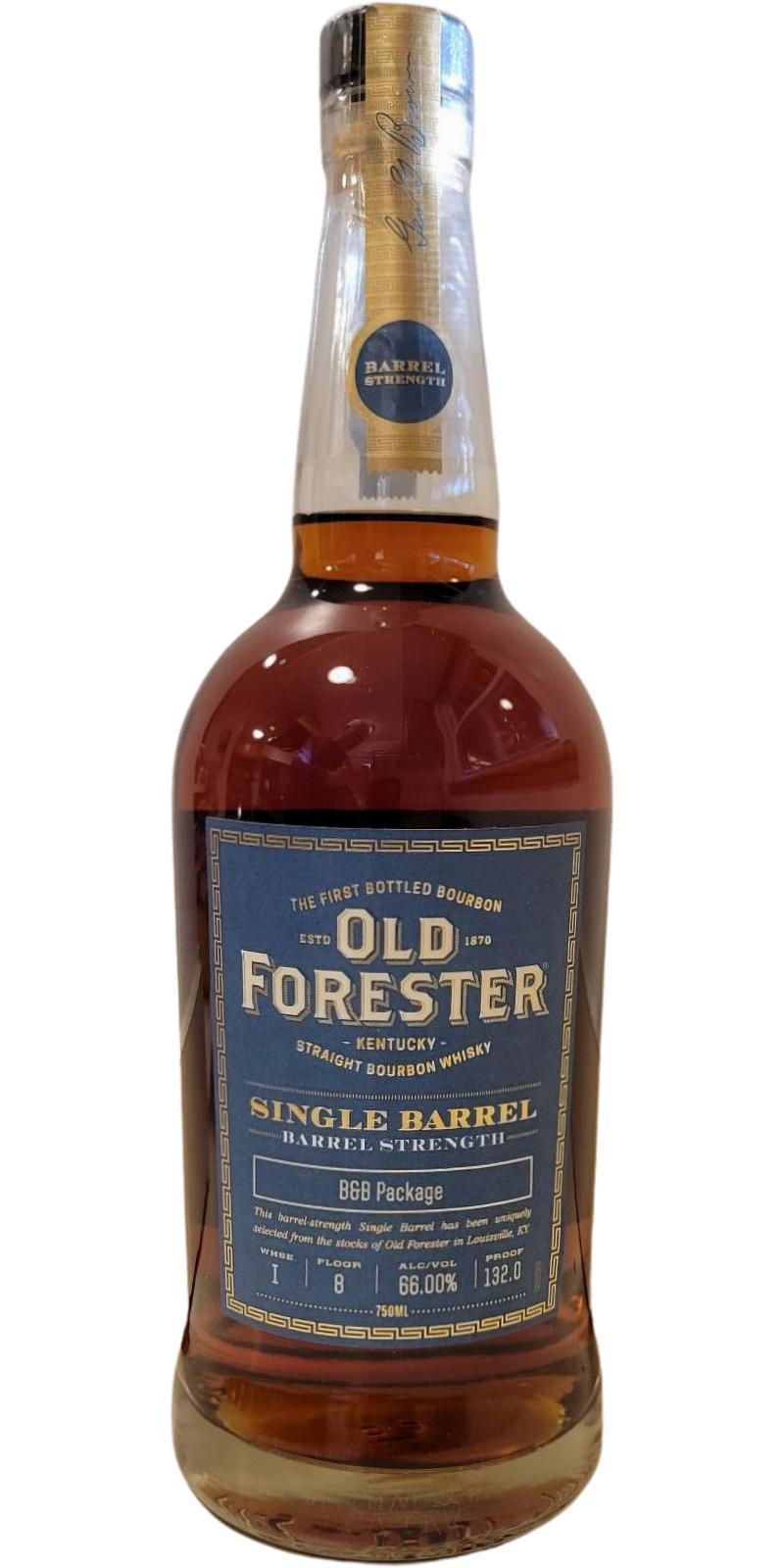 Old Forester Single Barrel  Barrel Strength